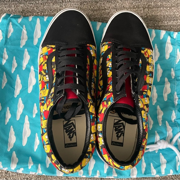 Limited Edition Bart Simpson Vans (M10.5) - Picture 5 of 10